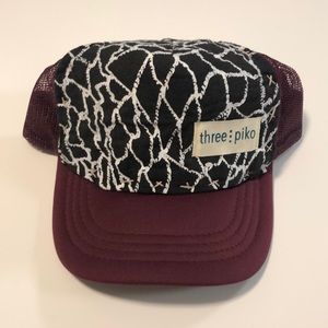 Kealopiko maroon trucker hat- NWOT